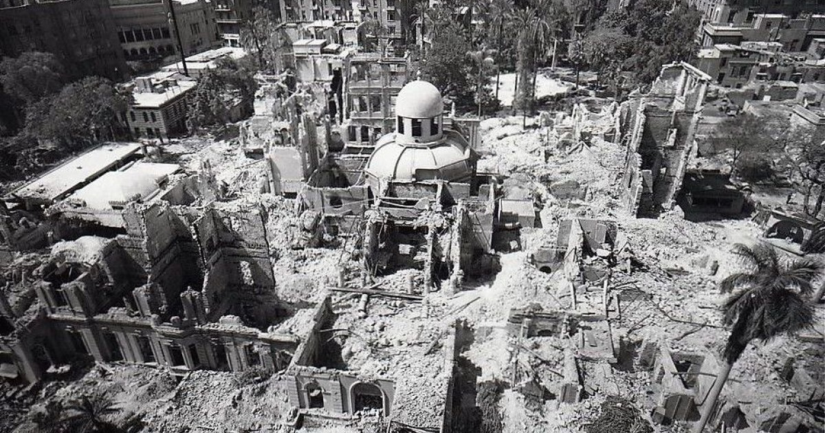 The 1952 Cairo Fire: What burned, and who lit the match? | Al Manassa